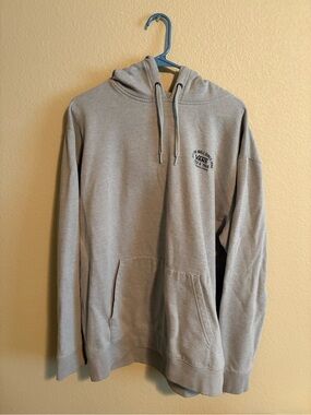 Vans Light Gray Pullover Hoodie with Black Label